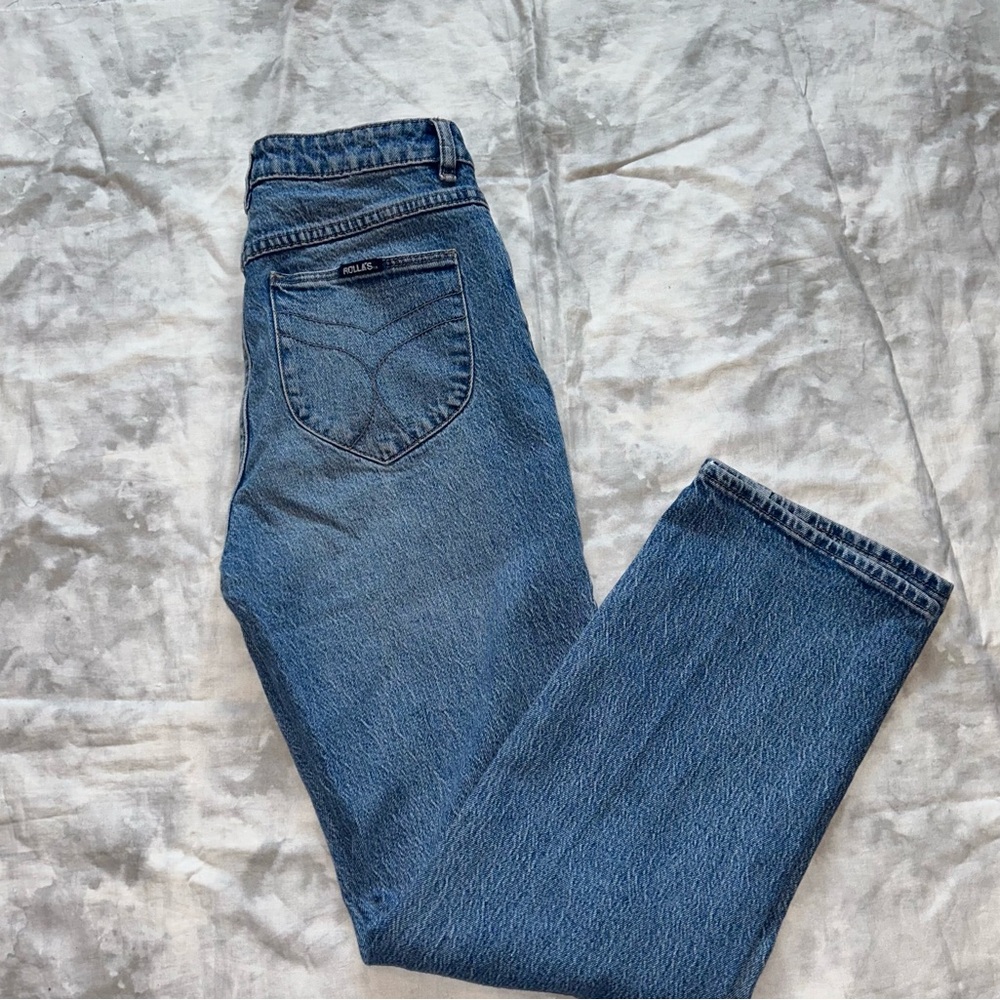 Rolla’s Original High-Rise Straight Brad Worn Jeans - Picture 5 of 5